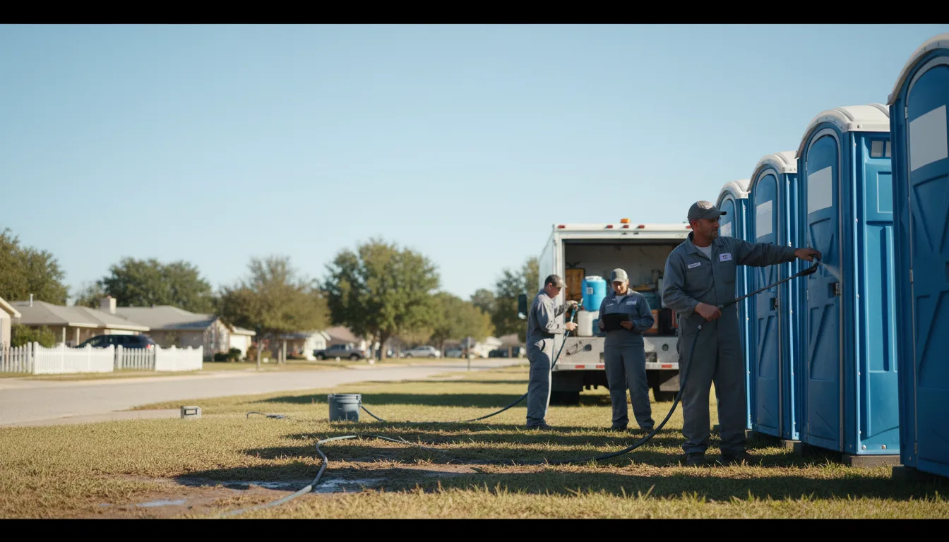 Long-Term Portable Toilet Rental in Whiteland, IN near me
